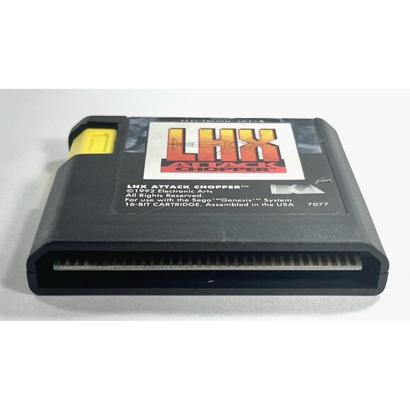 LHX Attack Chopper Sega Genesis 1992 Authentic Cartridge Only Tested - Picture 4 of 6